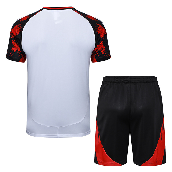 Chandal del Flamengo Manga Corta 25-26 Blanco - Pantalon Corto
